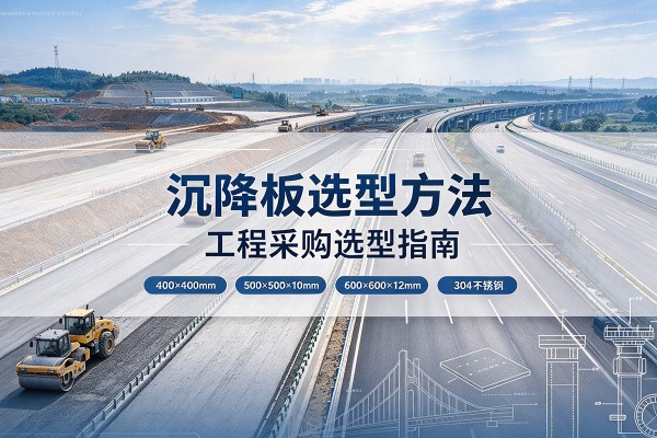 铁山沉降板选择方法