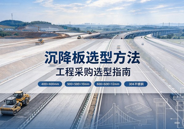 铁山沉降板选择方法